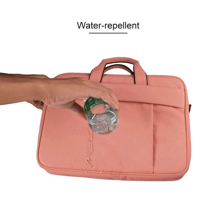 DJ03 Waterproof Anti-scratch Anti-theft One-shoulder Handbag for 14.1 inch Laptops, with Suitcase...