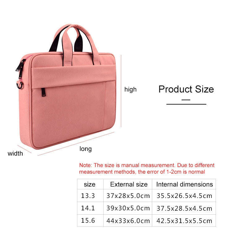 DJ03 Waterproof Anti-scratch Anti-theft One-shoulder Handbag for 14.1 inch Laptops, with Suitcase...
