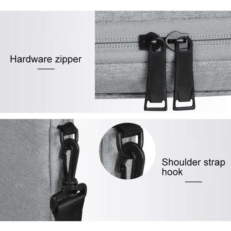 ST01S Waterproof Oxford Cloth Hidden Portable Strap One-shoulder Handbag for 14.1 inch Laptops (D...