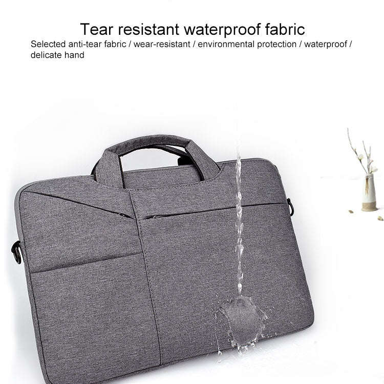 ST02S Waterproof Tear Resistance Hidden Portable Strap One-shoulder Handbag for 13.3 inch Laptops...