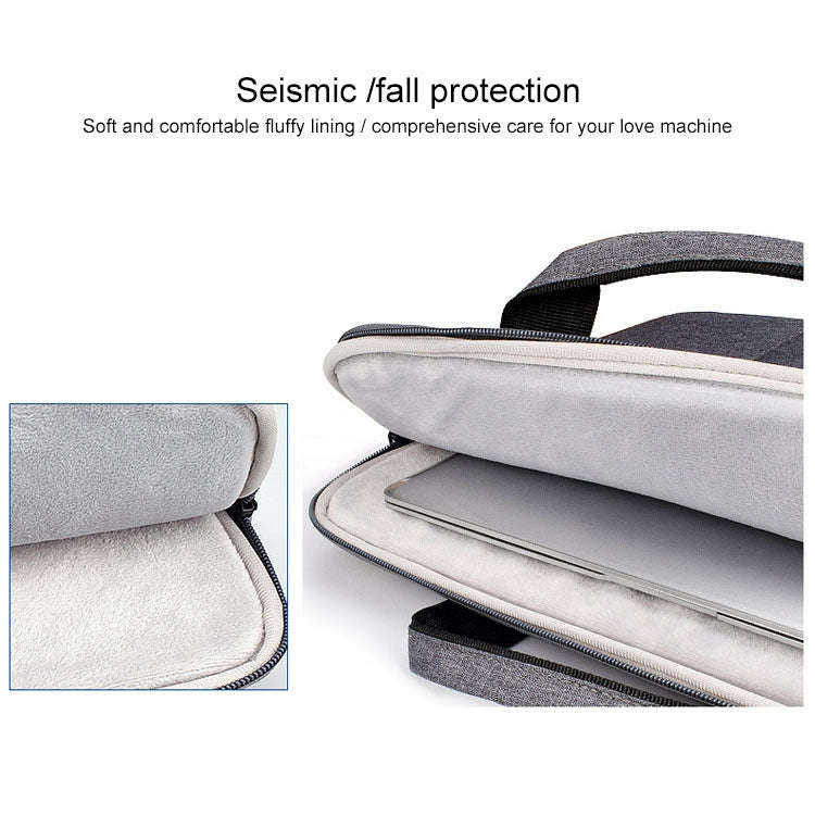 ST02S Waterproof Tear Resistance Hidden Portable Strap One-shoulder Handbag for 13.3 inch Laptops...