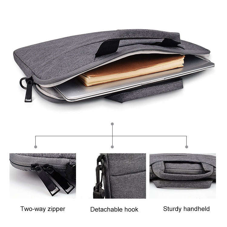 ST02S Waterproof Tear Resistance Hidden Portable Strap One-shoulder Handbag for 13.3 inch Laptops...