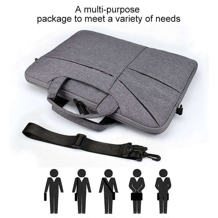 ST02S Waterproof Tear Resistance Hidden Portable Strap One-shoulder Handbag for 14.1 inch Laptops...