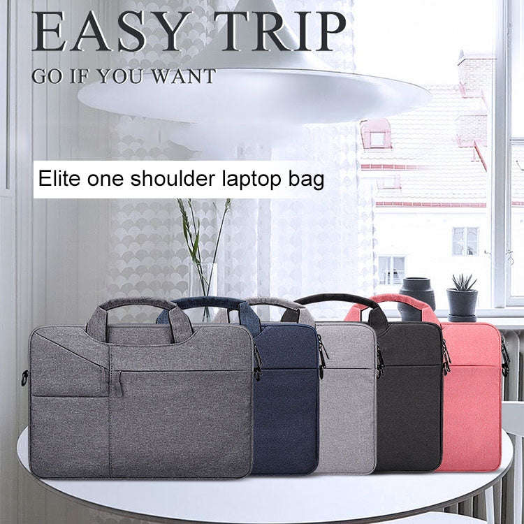 ST02S Waterproof Tear Resistance Hidden Portable Strap One-shoulder Handbag for 14.1 inch Laptops...