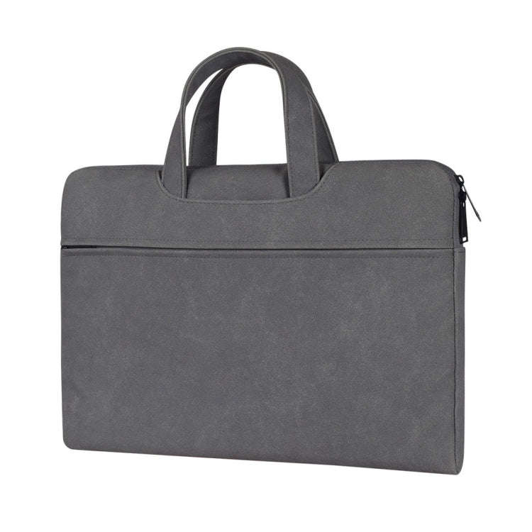 ST06 Waterproof PU Leather Zipper Hidden Portable Strap One-shoulder Handbag for 13.3 inch Laptop...