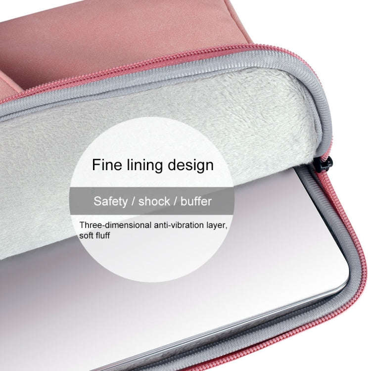 ST06 Waterproof PU Leather Zipper Hidden Portable Strap One-shoulder Handbag for 14.1 inch Laptop...