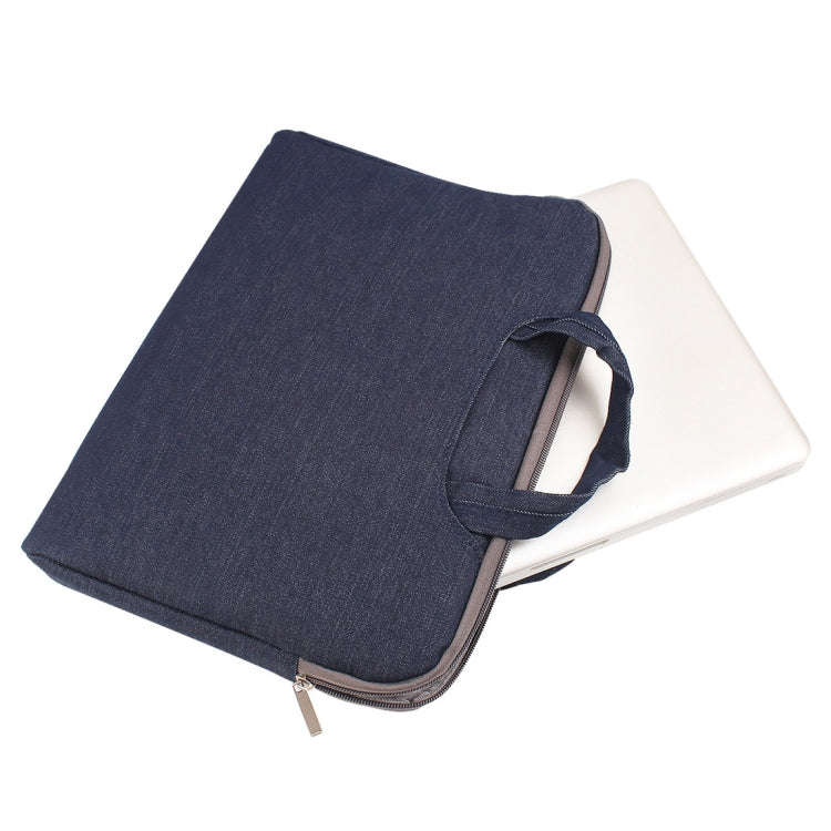 11.6 inch Portable Handheld Laptop Bag for Laptop(Dark Blue)