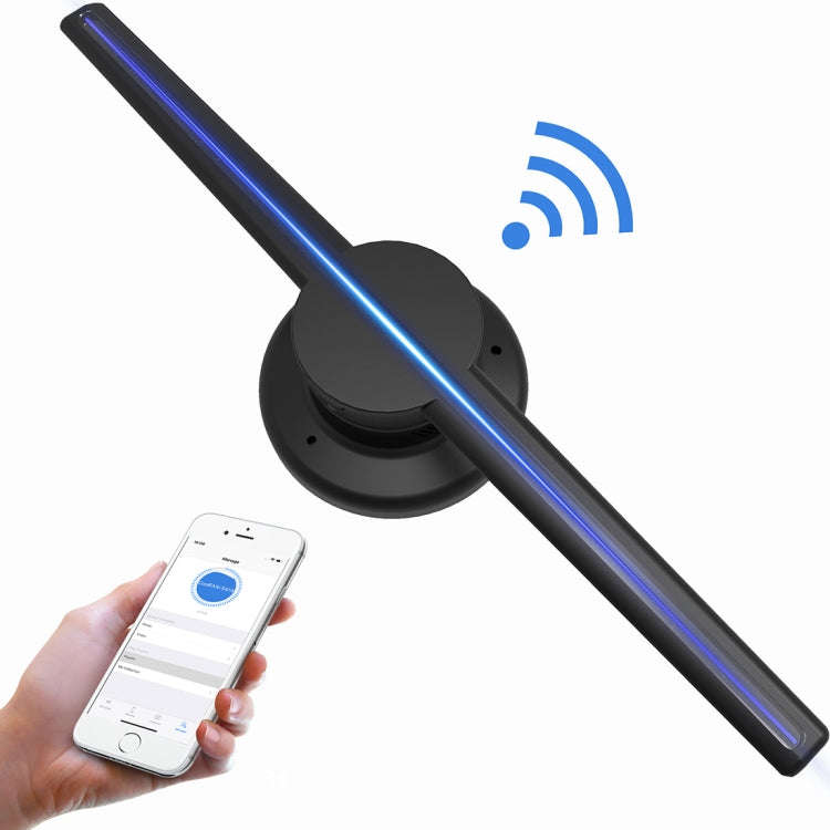 42cm Diameter 3D Holographic Display, WiFi App Control, 640 x 640 Pixels Resolution 320 LEDs Bill...