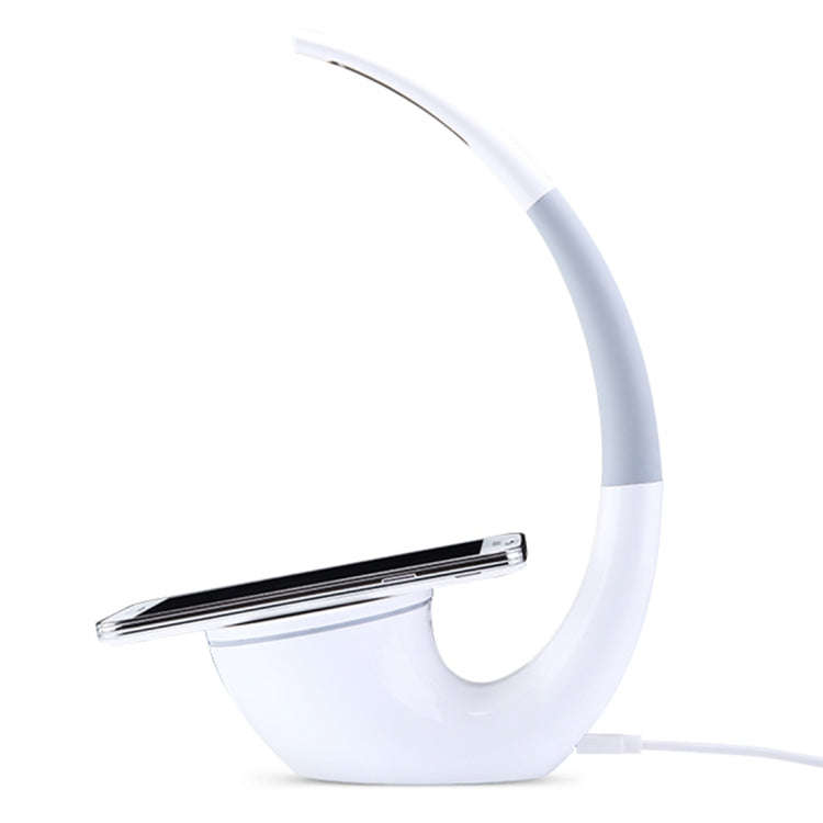 NILLKIN 2 in 1 QI Standard Smart Recognition 1A 5W Wireless Charger + LED Light Lamp with USB Cha...
