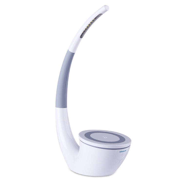 NILLKIN 2 in 1 QI Standard Smart Recognition 1A 5W Wireless Charger + LED Light Lamp with USB Cha...