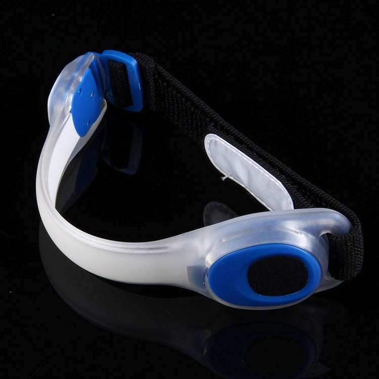 Night Run / Ride Safety LED Light Band, CR2032 Button Batteries Powered (Blue)