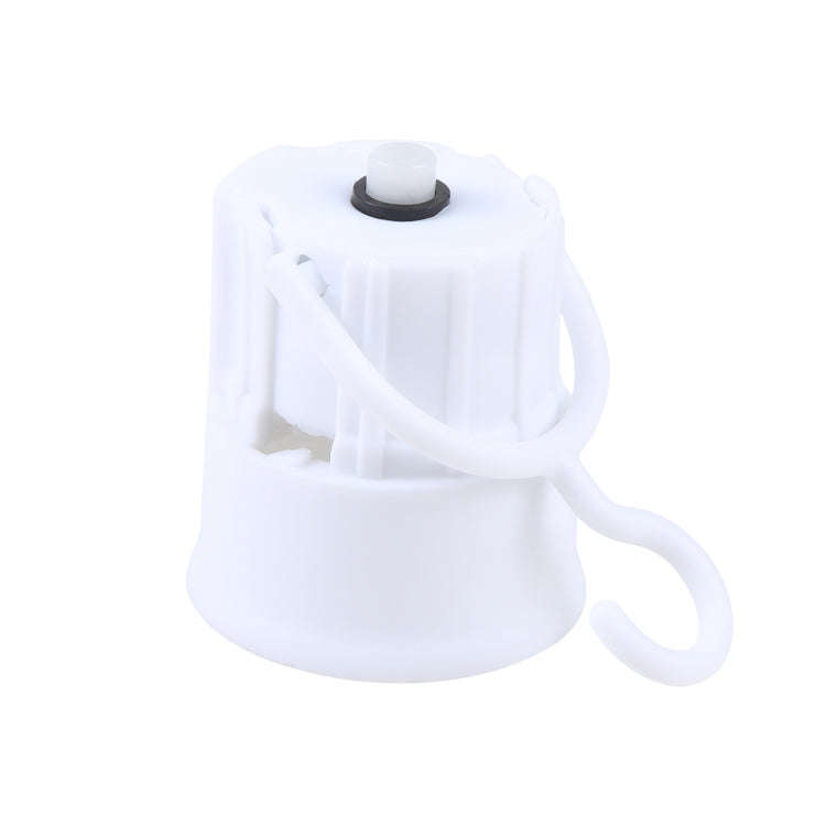 E27 B22 Emergency Lamp Universal Hooked Lamp Holder with Switch (White)