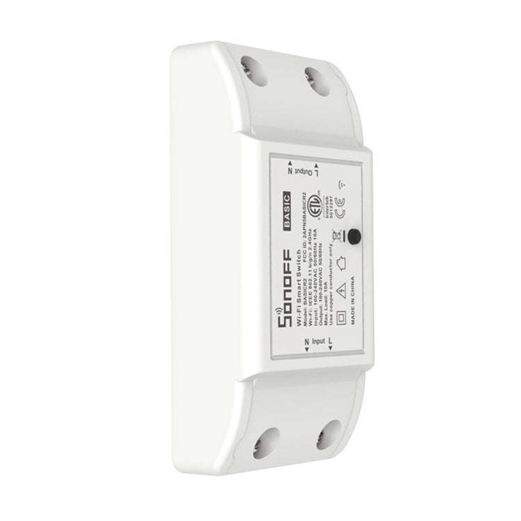 Sonoff Basic R2 eWelink Phone APP WiFi 2.4GHz DIY Smart LED Switch Remote Controller Module, Supp...