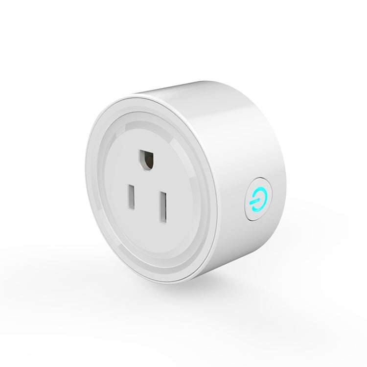10A Round Shape WiFi Mini Plug APP Remote Control Timing Smart Socket Works with Alexa & Google H...