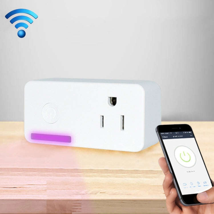 10A WiFi 2.4GHz APP Remote Control Timing Smart Socket Works with Alexa & Google Home, AC 110-250...