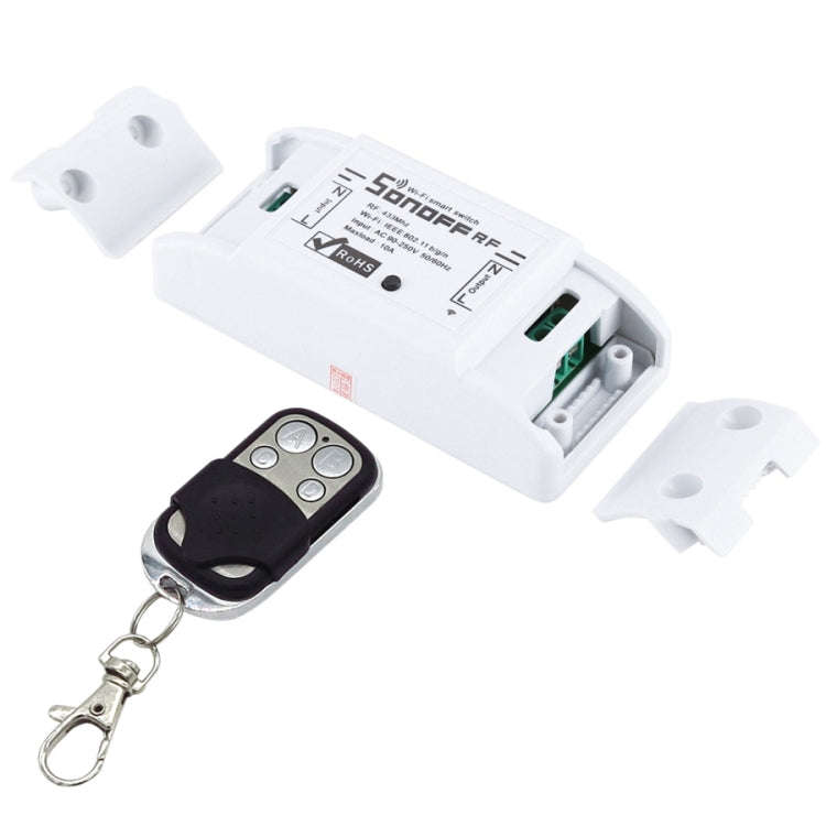 Sonoff 433MHz DIY WiFi Smart Wireless Remote Control Timer Module Power Switch with 4-keys Remote...