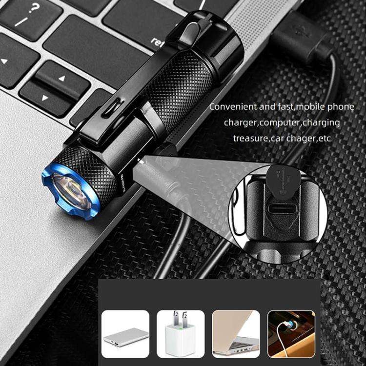 603 IPX6 Waterproof Mini Flashlight with Clip