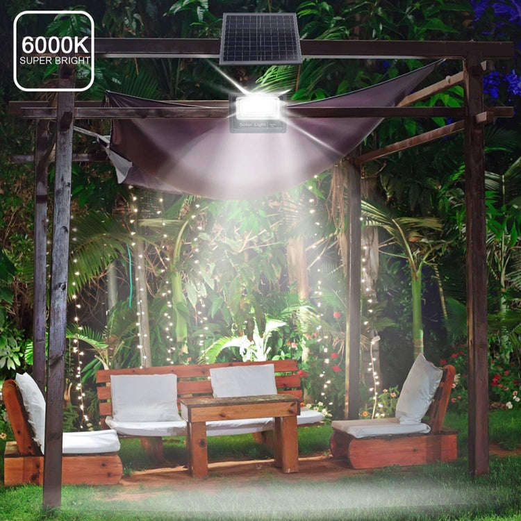 100W 281 LEDs IP67 Waterproof Solar Power Flood Light with Remote Control