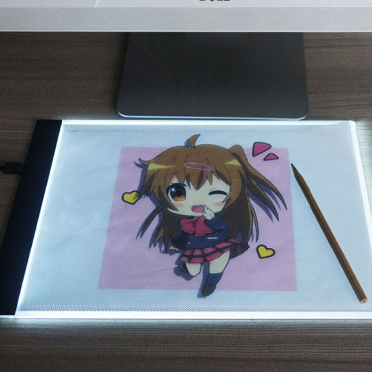 Ultra-thin A4 Size Portable USB LED Artcraft Tracing Light Box Copy Board for Artists Drawing Ske...