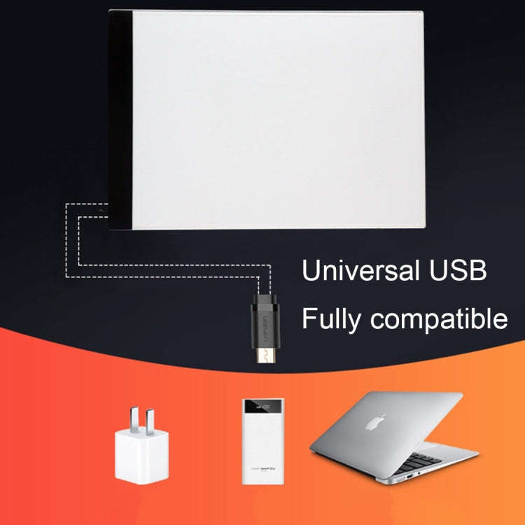 Ultra-thin A4 Size Portable USB LED Artcraft Tracing Light Box Copy Board for Artists Drawing Ske...