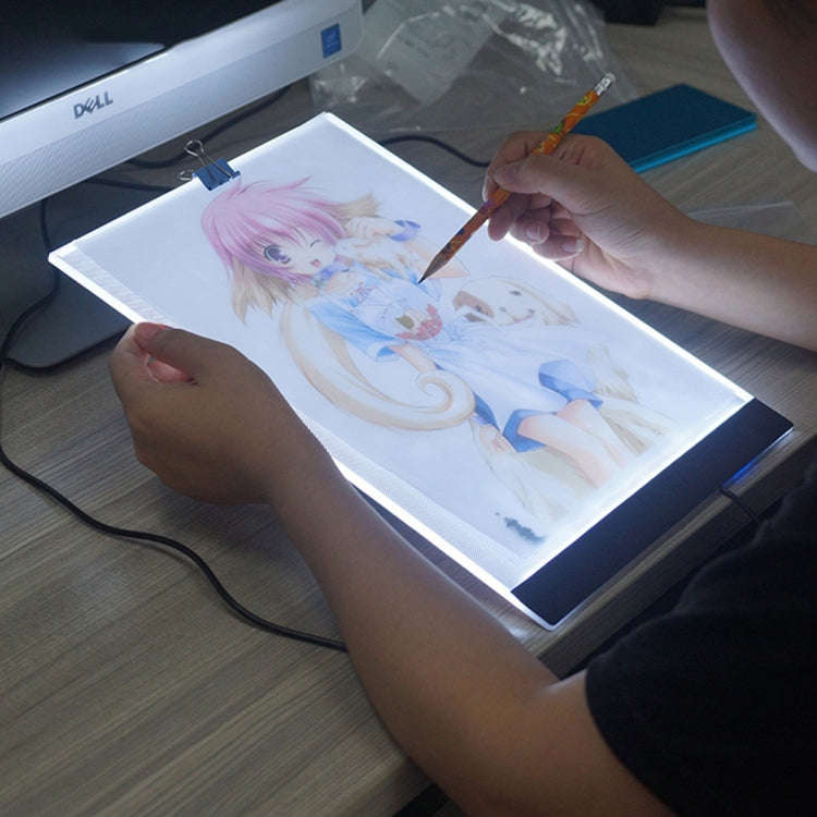 Ultra-thin A4 Size Portable USB LED Artcraft Tracing Light Box Copy Board for Artists Drawing Ske...