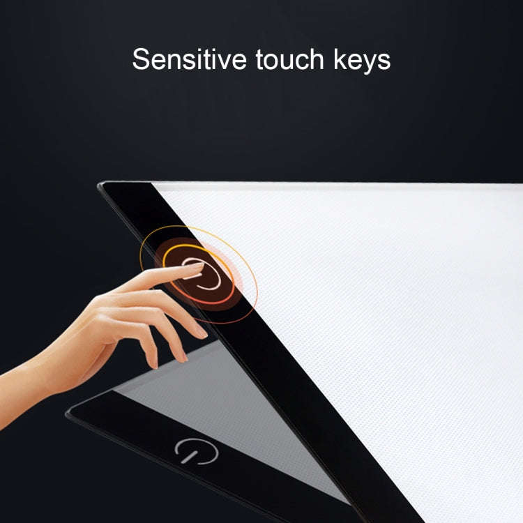 Ultra-thin A4 Size Portable USB LED Artcraft Tracing Light Box Copy Board Brightness Control for ...