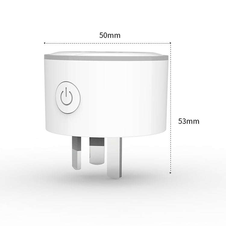 10A RGB Scene Light WiFi Remote Control Smart Socket Works with Alexa & Google Home & IFTTT, AC 1...