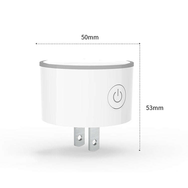 10A RGB Scene Light WiFi Remote Control Smart Socket Works with Alexa & Google Home & IFTTT, AC 1...
