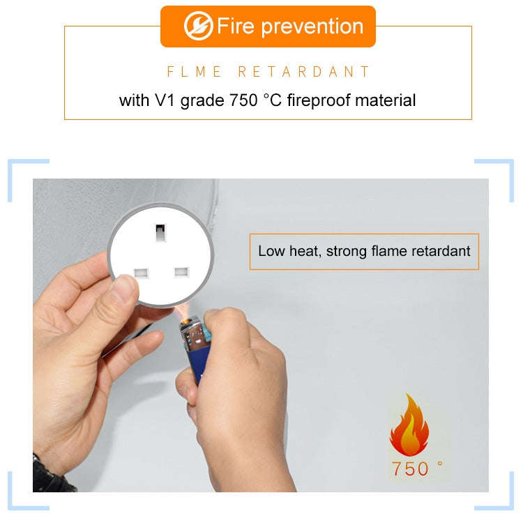 10A RGB Scene Light WiFi Remote Control Smart Socket Works with Alexa & Google Home, AC 220-240V,...