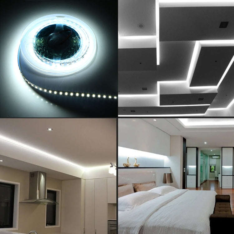 5m Bare Board 2835 SMD RGB LED Rope Light, 120LED/m, 12V 2A 100-240V (US Plug)