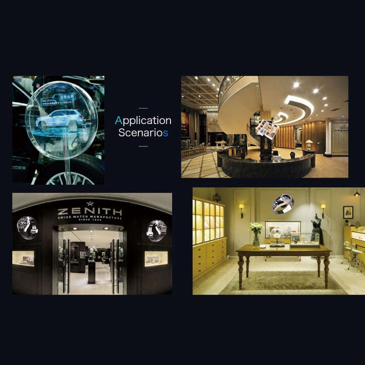 3D Hologram LED Fan Display Billboard with Shell, WiFi App Control, Display Resolution: 512 x 512...