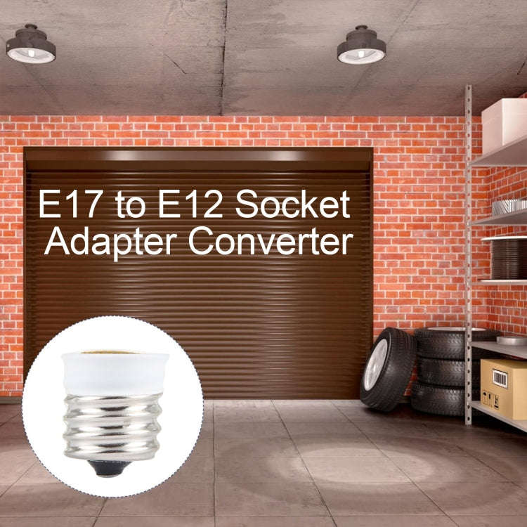 E17 to E12 Light Lamp Bulbs Adapter Converter