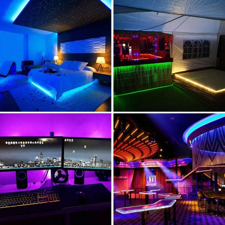 5m Bare Board 2030 SMD RGB LED Rope Light, 12V