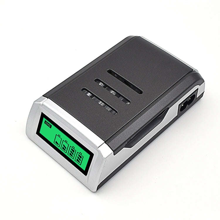 AC 100-240V 4 Slot Battery Charger for AA & AAA Battery, with LCD Display, AU Plug