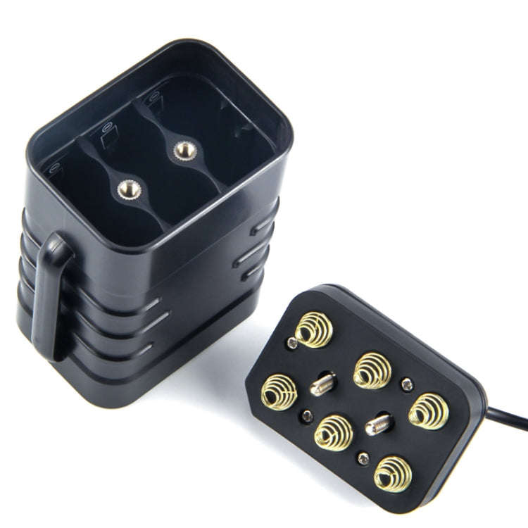 6 Sections 18650 Battery Multi-function Mobile Power Box with 12.4v Round Head & 5v USB Dual Volt...