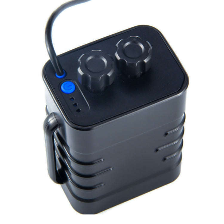6 Sections 18650 Battery Multi-function Mobile Power Box with 12.4v Round Head & 5v USB Dual Volt...
