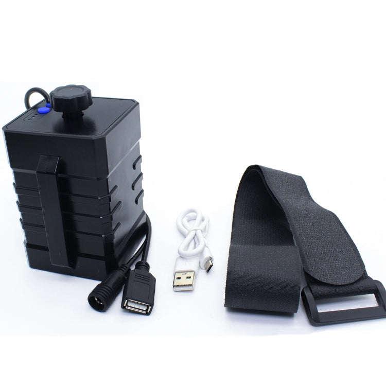 3 Sections 18650/26650 IPX7 Waterproof Battery Box with 16.8v Round Head & 5v USB Connector Outpu...