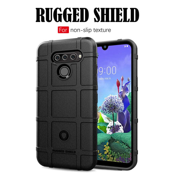 Shockproof Protector Cover Full Coverage Silicone Case for LG Q60 (Army Green)