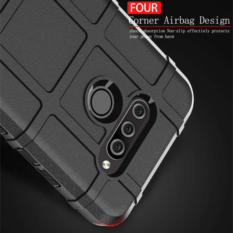 Shockproof Protector Cover Full Coverage Silicone Case for LG Q60 (Blue)