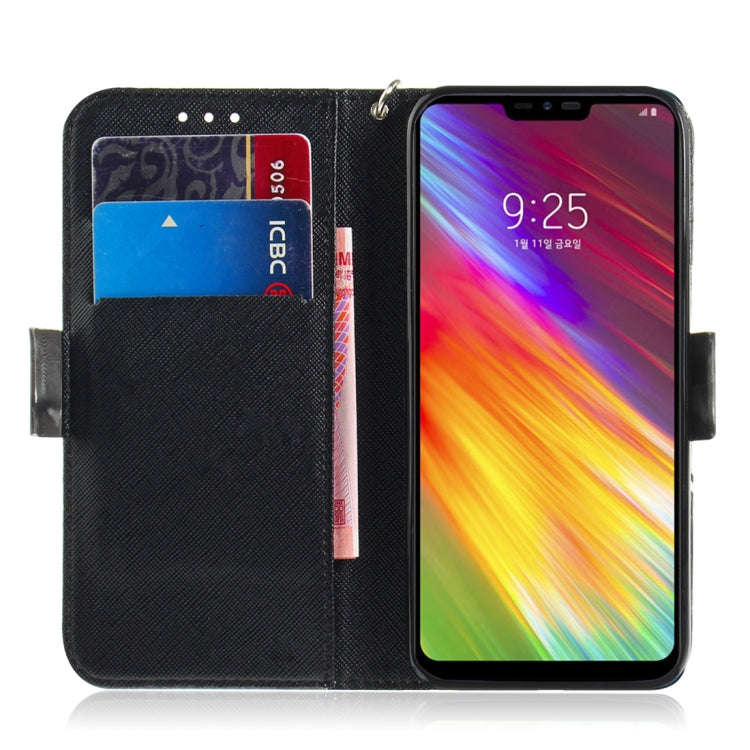 3D Colored Drawing Angry Bear Pattern Horizontal Flip Leather Case for LG Q Stylo 5, with Holder ...