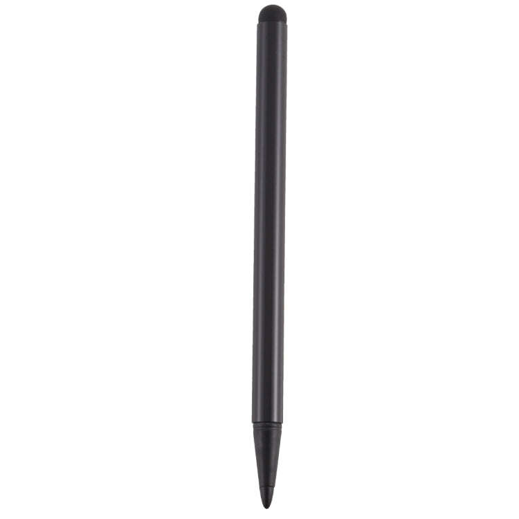 Resistive Capacitive Touch Screen Precision Touch Double Tip Stylus Pen(Black)
