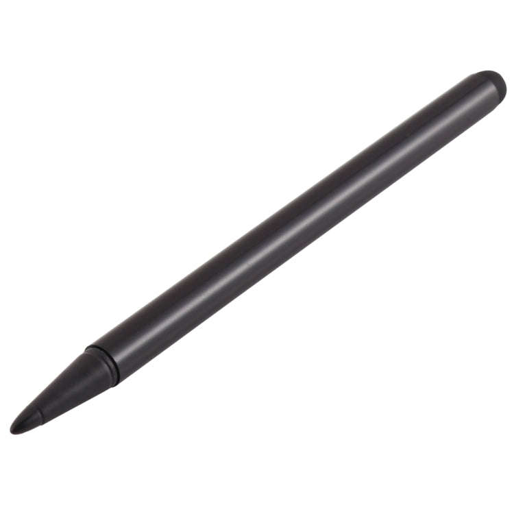 Resistive Capacitive Touch Screen Precision Touch Double Tip Stylus Pen(Black)