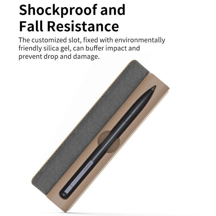 ROCK SPACE RPC1612 For Huawei M-Pen 2 PU Leather+Silicone Anti-drop Magnetic Absorption Storage P...