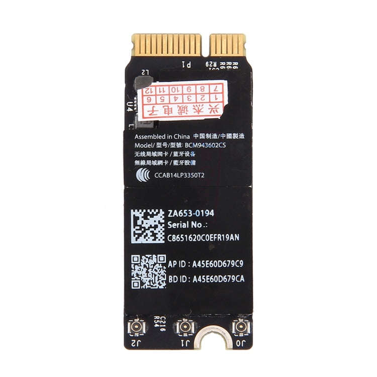 Original Wireless LAN Network Adapter Card for Macbook Pro 13.3 inch & 15.4 inch (2015) / A1398 /...