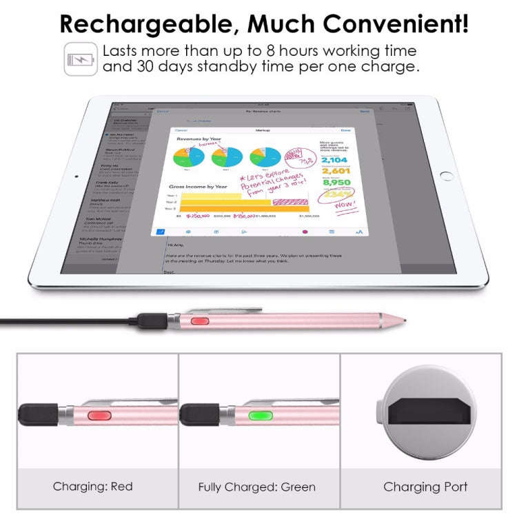 N3 Capacitive Stylus Pen (Silver)