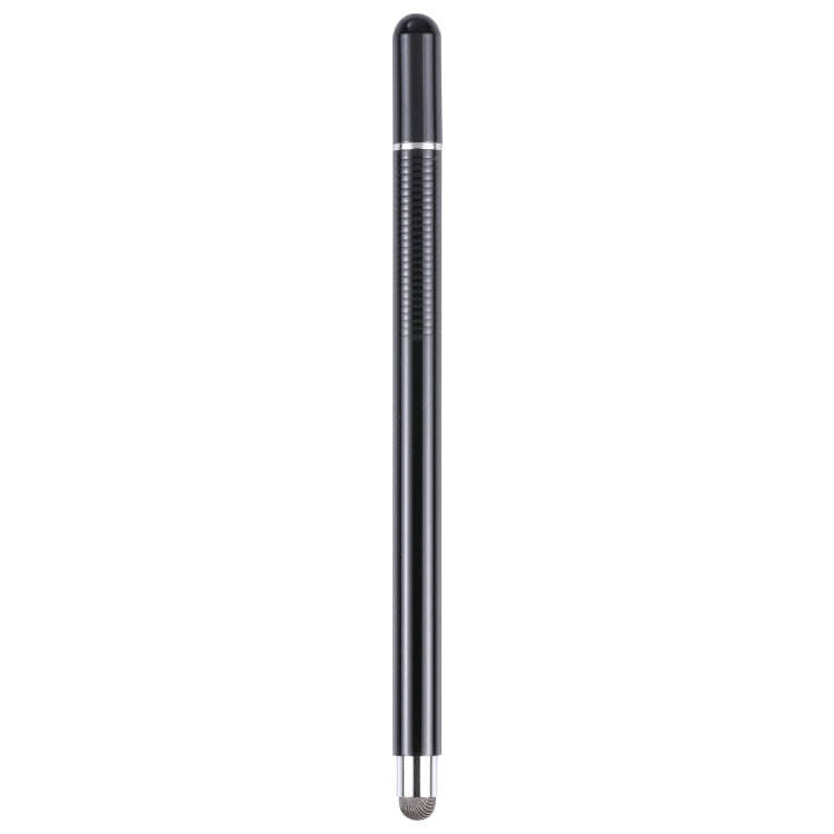 361 2 in 1 Universal Silicone Disc Nib Stylus Pen with Mobile Phone Writing Pen & Magnetic Cap(Bl...