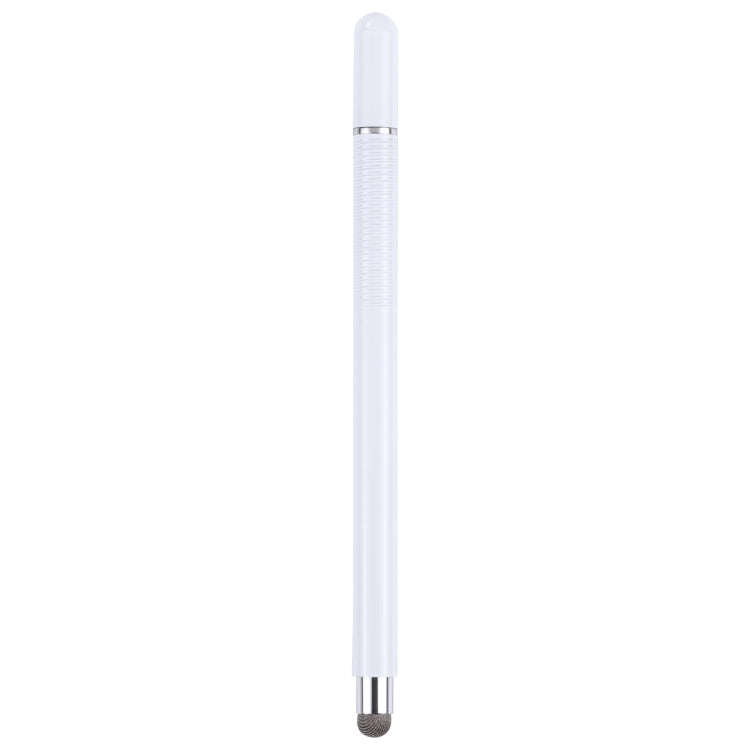 361 2 in 1 Universal Silicone Disc Nib Stylus Pen with Mobile Phone Writing Pen & Magnetic Cap(Wh...