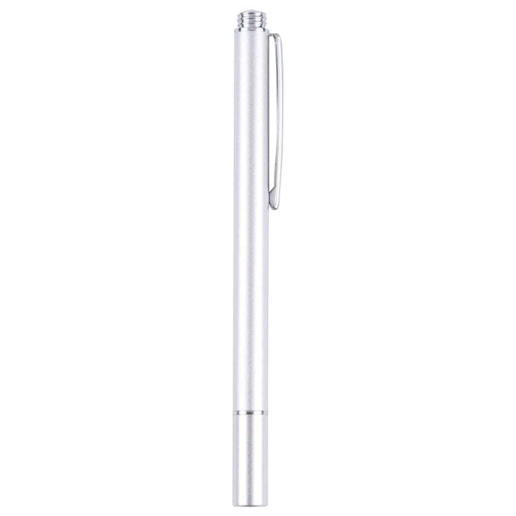 Universal Silicone Disc Nib Capacitive Stylus Pen (Silver)