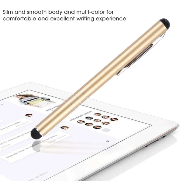 Universal Three Rings Mobile Phone Writing Pen (Gold)