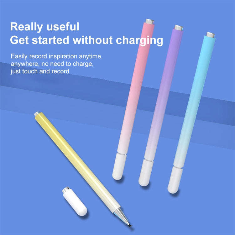 Universal Nano Disc Nib Capacitive Stylus Pen with Magnetic Cap & Spare Nib (Rose Gold)